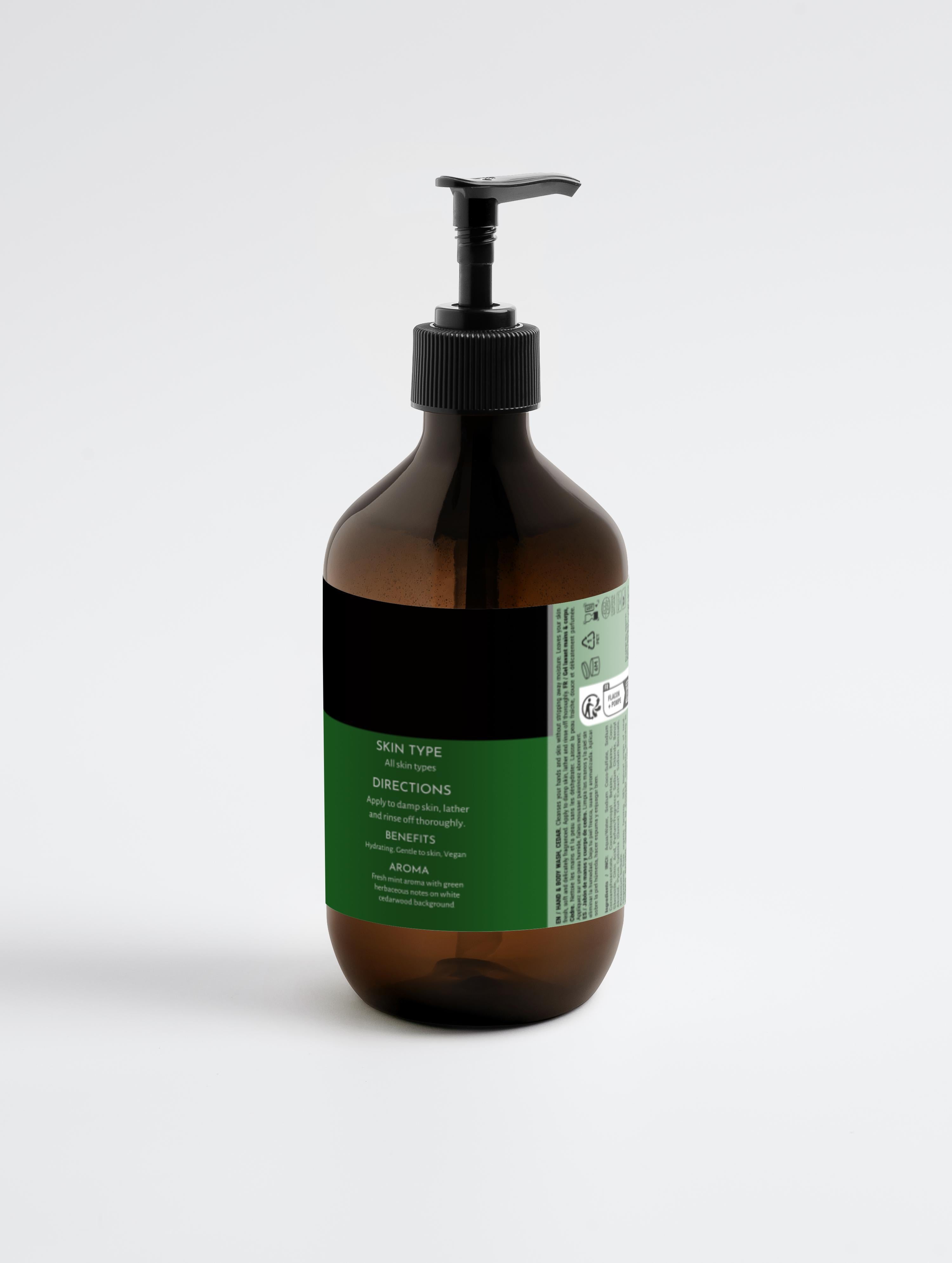 Cedar + Peppermint Hand & Body Wash