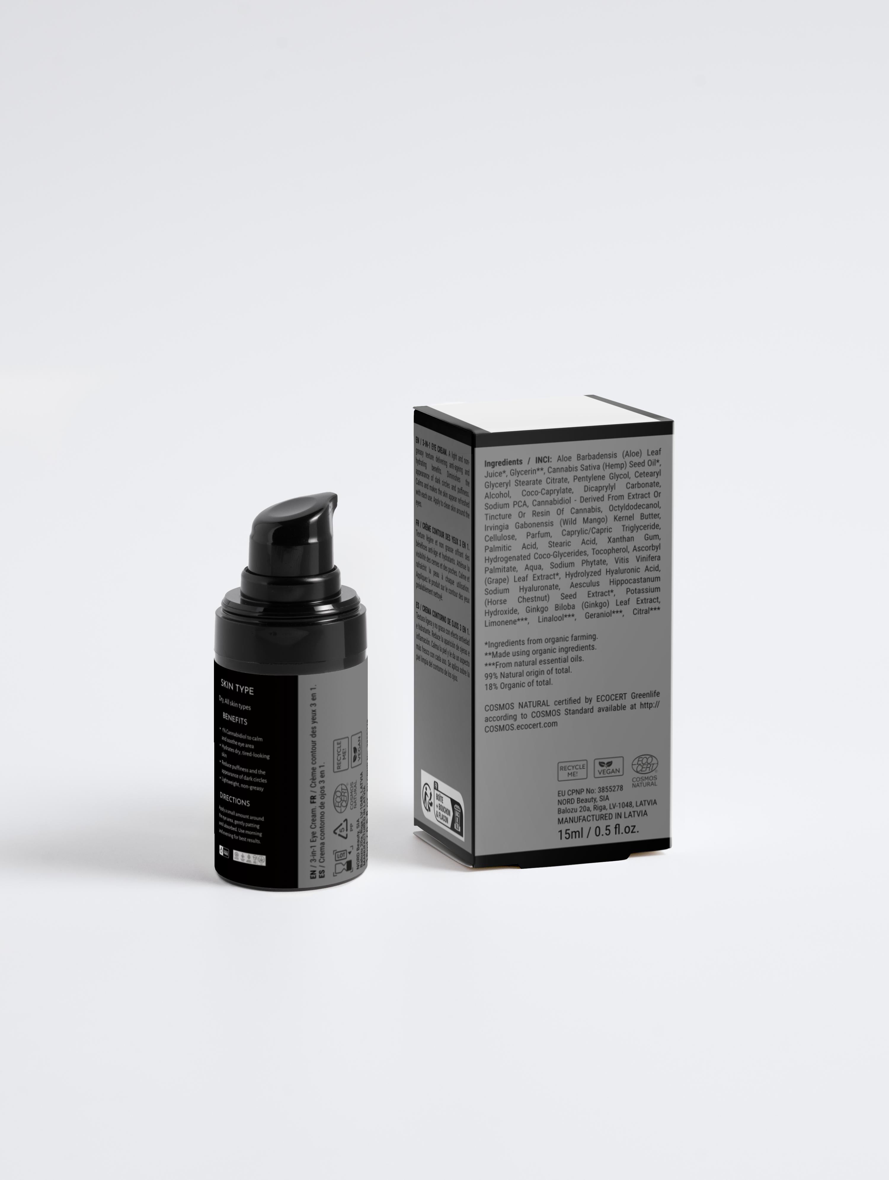 Triple-action CBD Eye Cream for Men