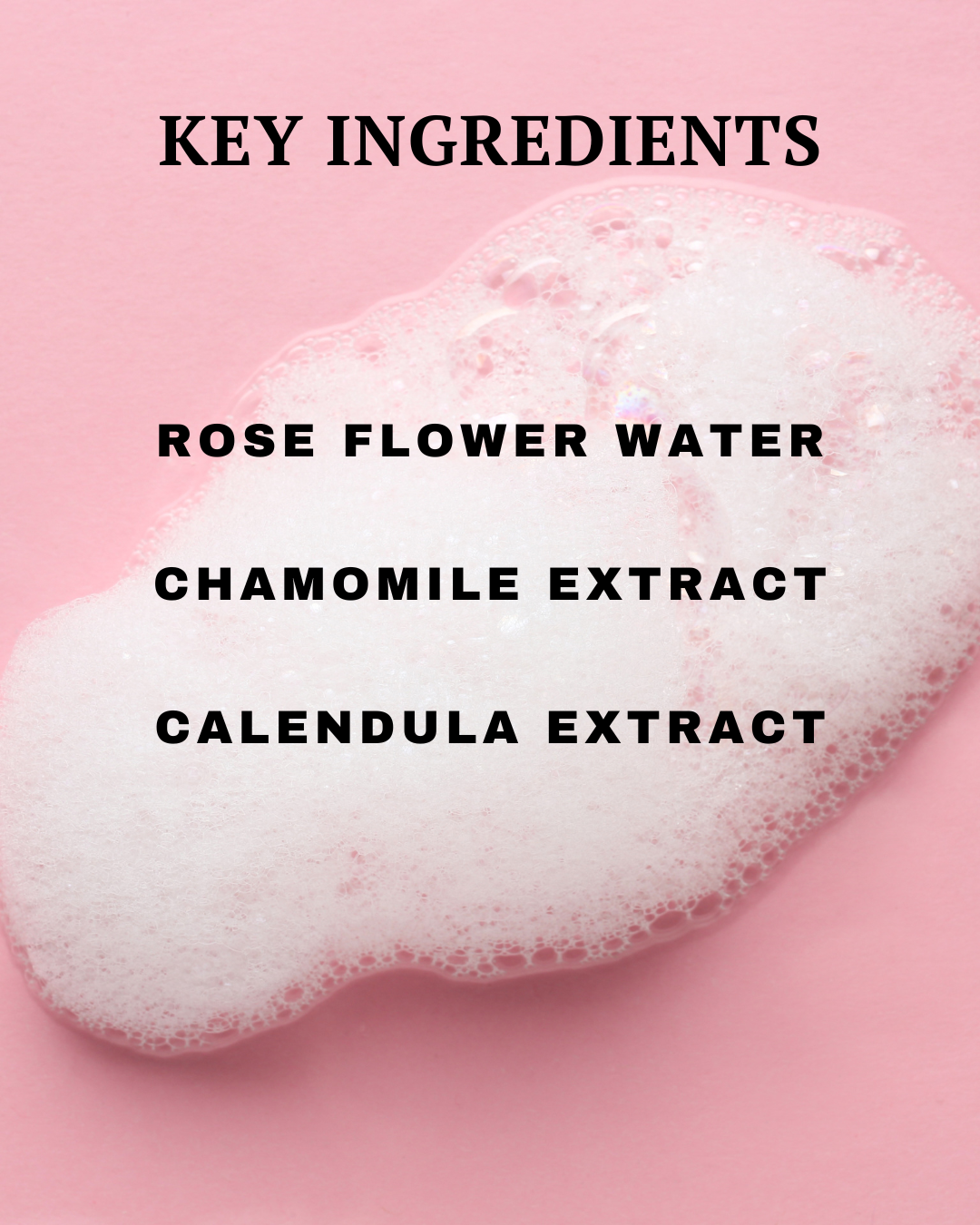 Rose Water Cleansing Foam