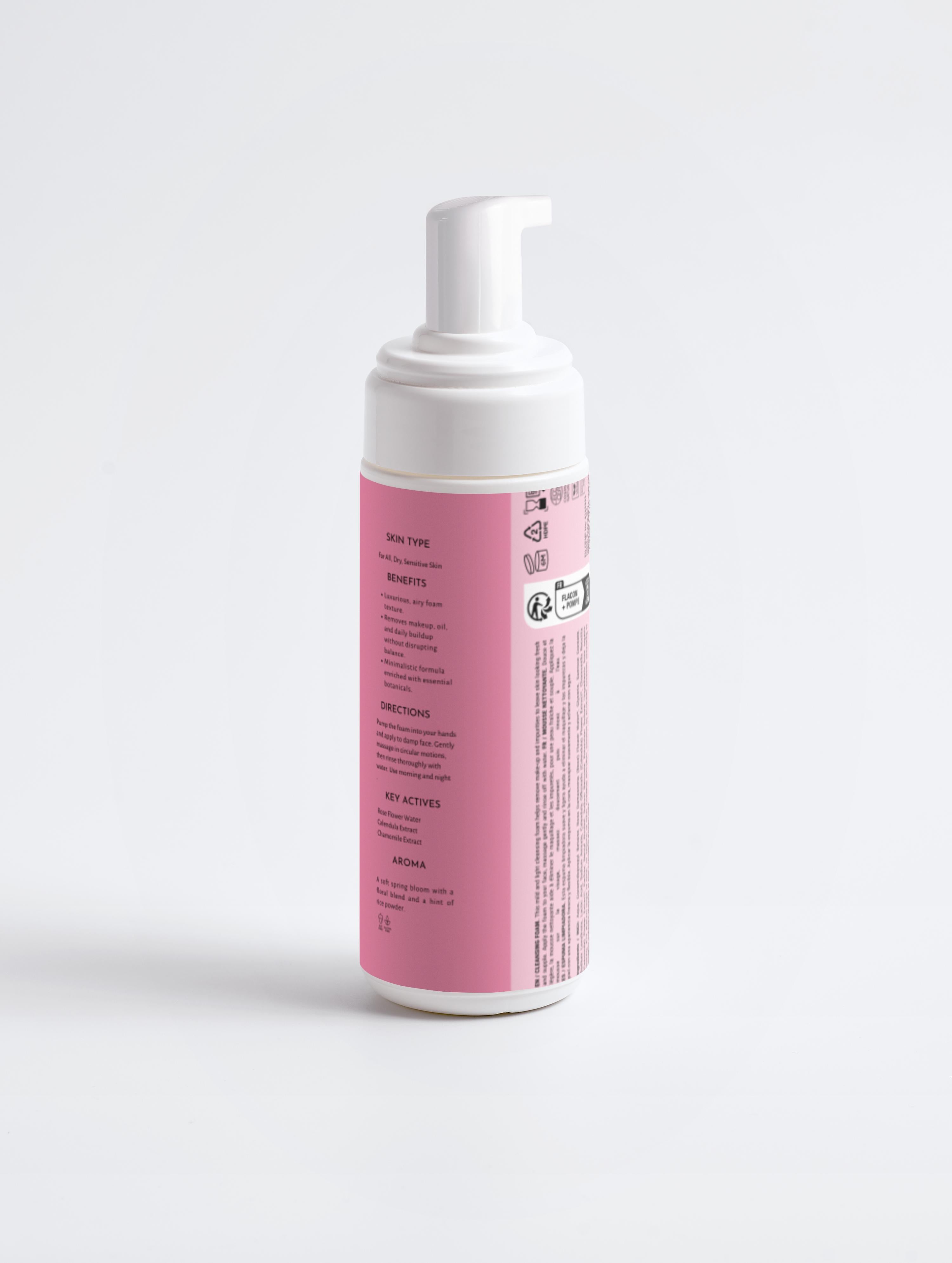 Rose Water Cleansing Foam